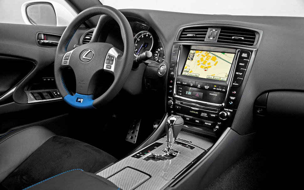 2012 Lexus IS F interior 2012 Lexus IS F