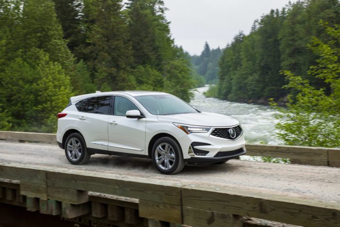 2019 acura rdx front white