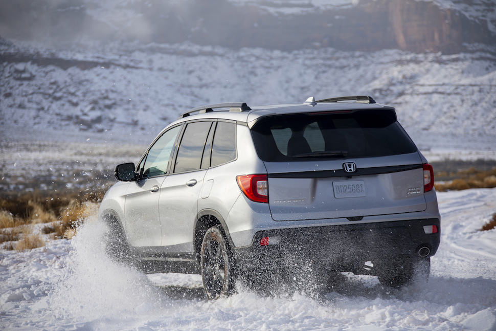 2019 Honda Passport rear shot