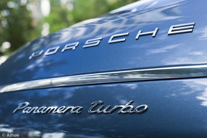 2010 Porsche Panamera Turbo logo on the rear