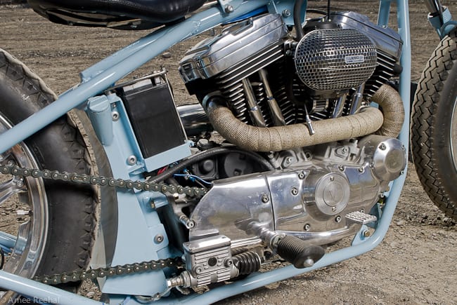 TJ Cycle's Sportster Custom engine