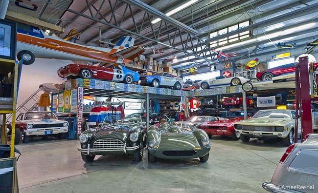 Fred Phillips car collection and garage