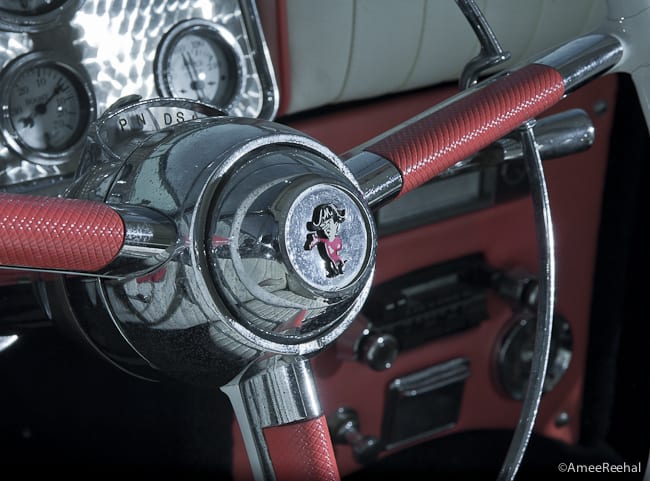 1953 Muntz Jet steering wheel