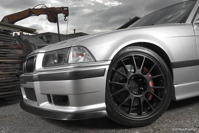 Tunerworks 1993 BMW E36 black wheels