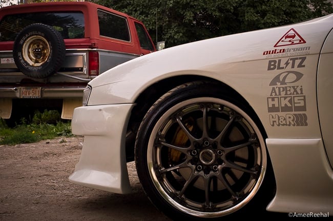 Auto Dream's 1995 Nissan 240SX SE wheels