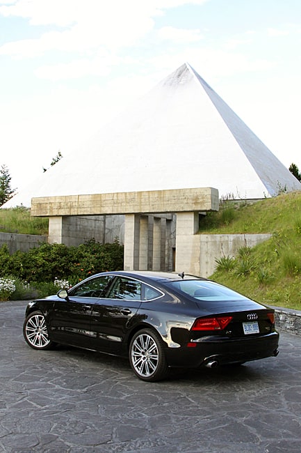 2012 Audi A7 Sportback rear shot parked outside