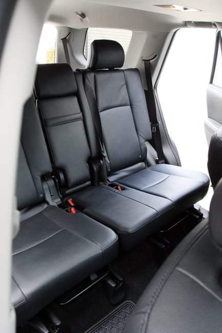 2012 Toyota 4Runner interior rear seats