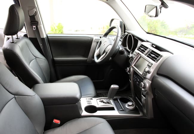 2012 Toyota 4Runner interior front cabin from passenger seat view