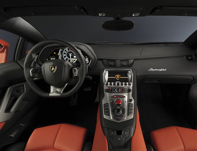 2012 Lamborghini Aventador LP 700-4 front cabin