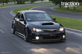Slammed 2008 Subaru STI Hatchback Packing 285-HP TractionLife