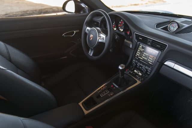 2013 Porsche 911 Carrera Cabriolet front interior cabin