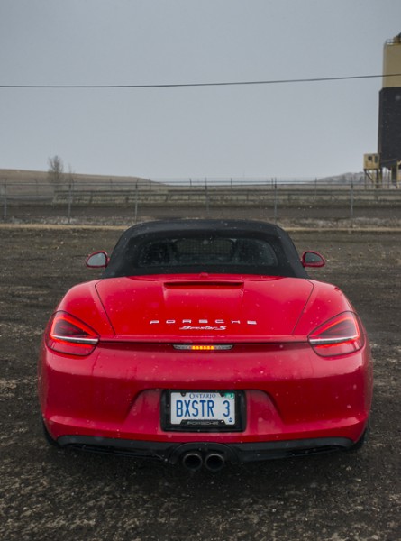 2013 Porsche Boxster S rear
