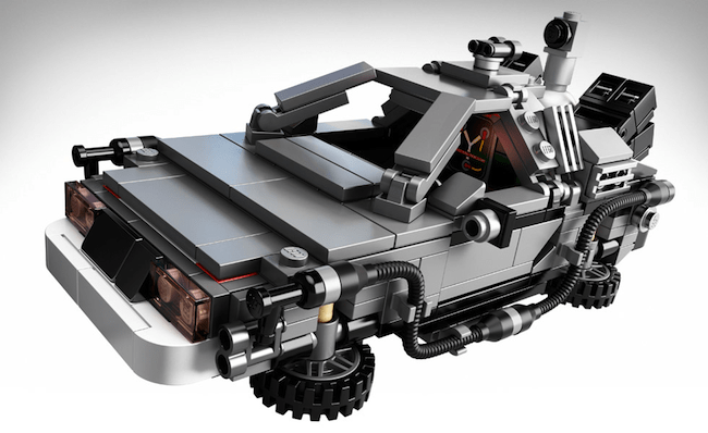 LEGO DeLorean time machine