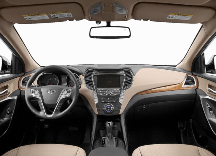 2013 Hyundai Santa Fe GLS interior front cabin