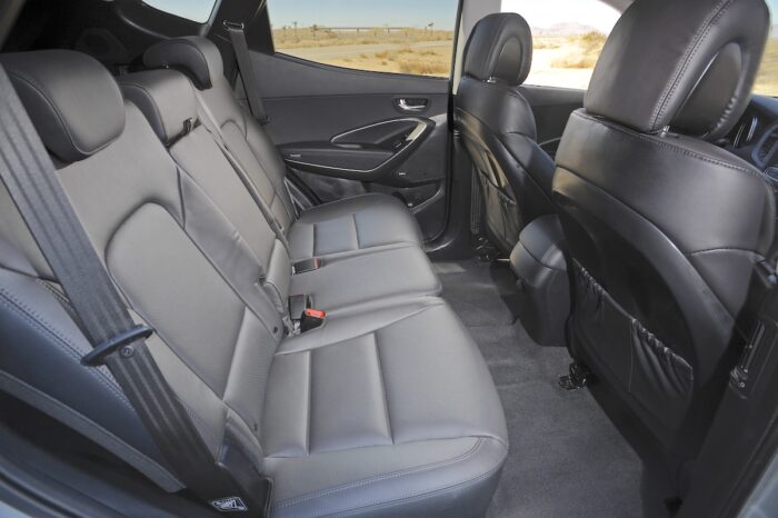 2013 Santa Fe Sport interior 2nd row