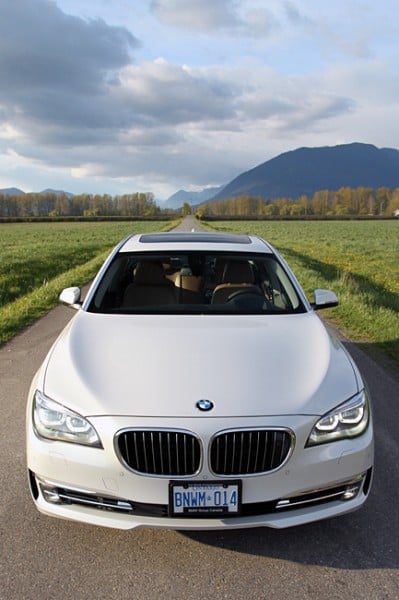 2013 BMW 740Li front head on