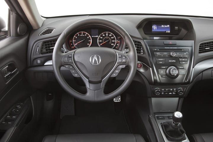 2015 Acura ILX Dynamic interior front including steering wheel