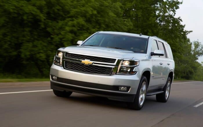 2015-Chevrolet-TahoeLT front driving