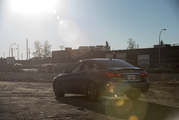 2015 Infiniti Q50 3.7 rear view