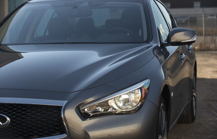 2015 Infiniti Q50 3.7 headlights