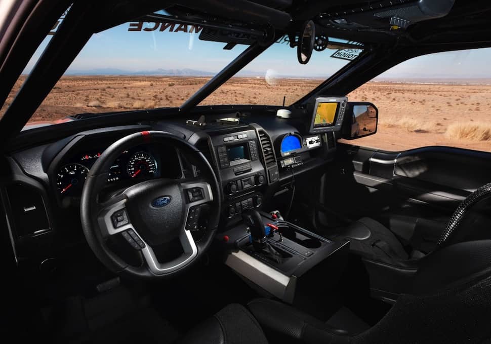 2017 ford raptor race truck cabin