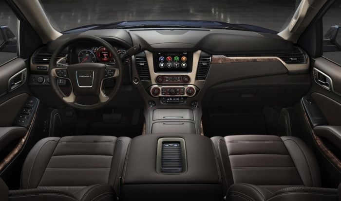 2016 GMC Yukon Denali interior front cabin