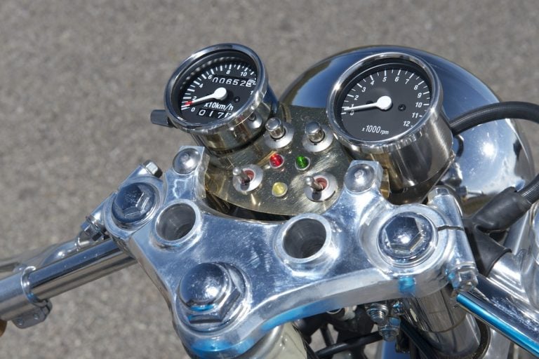 1974 Honda CB360 gauges