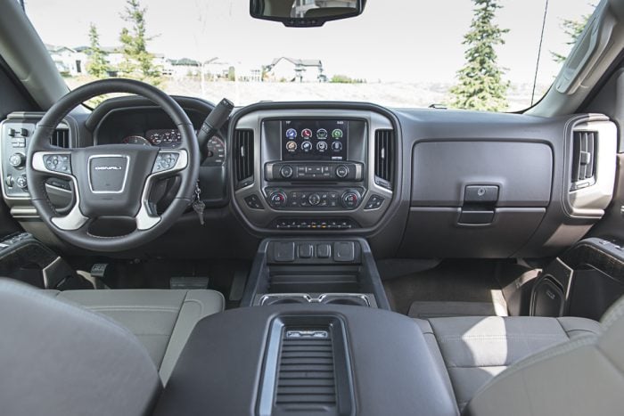 2016 GMC Sierra Denali front cabin