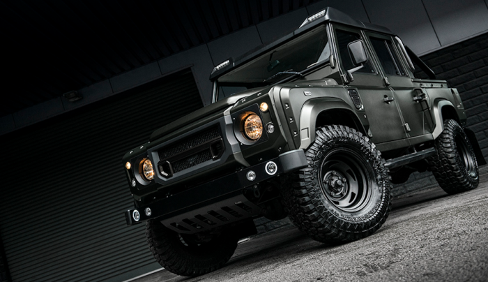 Land Rover Defender 110 Pickup Project Kahn front
