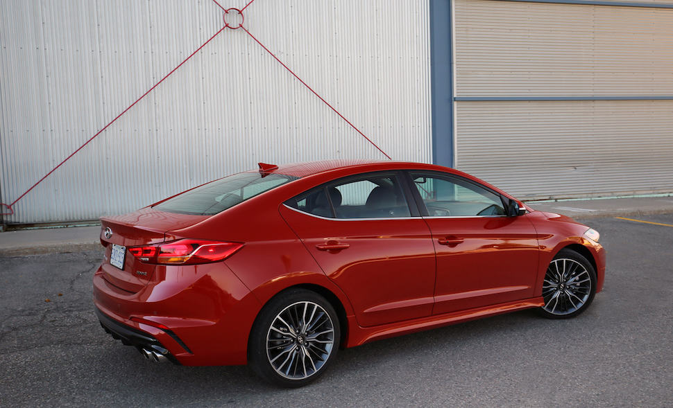 2017 Hyundai Elantra Sport rear