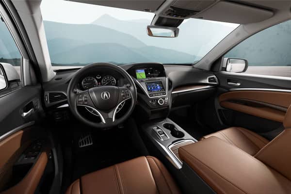 2017 Acura MDX Sport Hybrid interior front