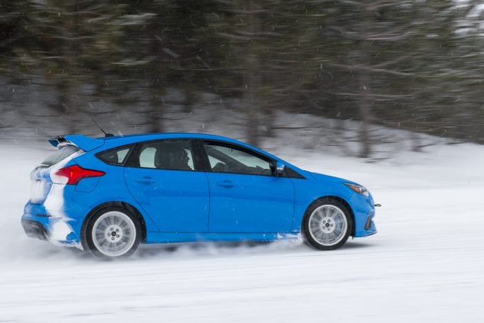 2017 Ford Focus RS rear driving