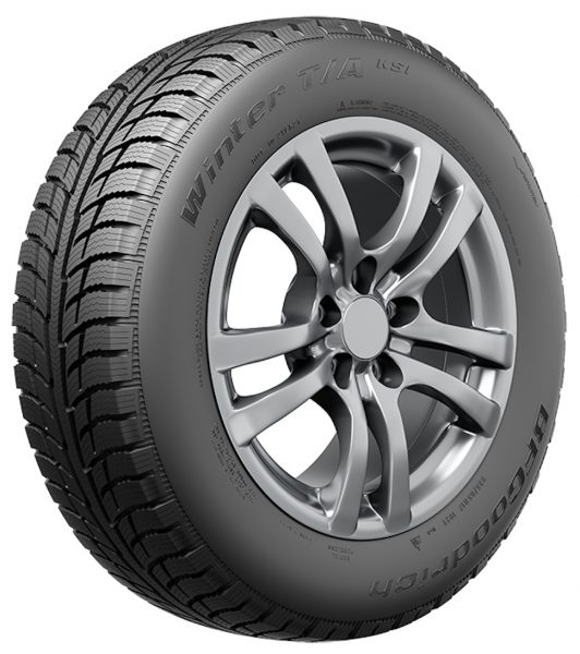 BFGoodrich Winter T/A KSI Tires product shot full tire with rim side angle