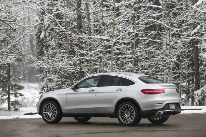 2017 mercedes-benz glc300 coupe rear