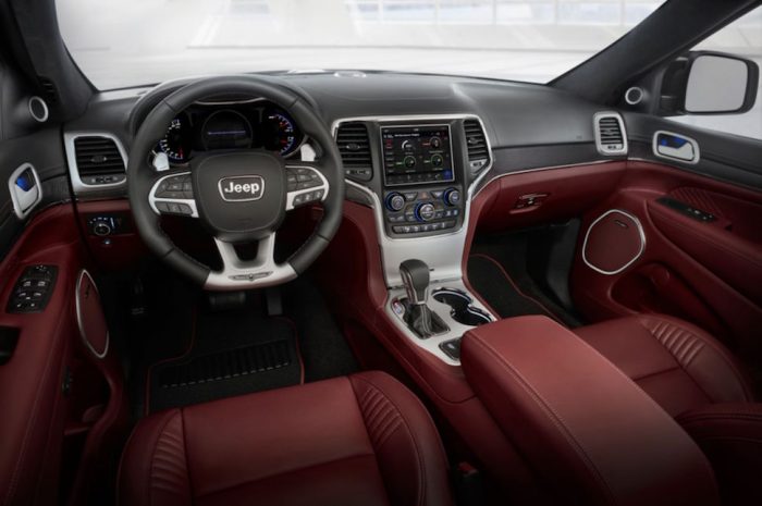 2018 Jeep Grand Cherokee Trackhawk interior front