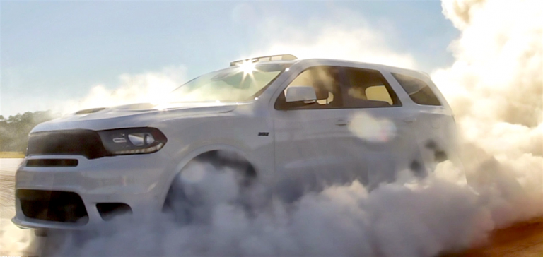 2018 Dodge Durango SRT burnout