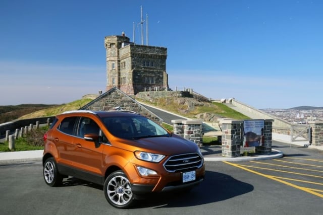 2018 Ford EcoSport Review front orange