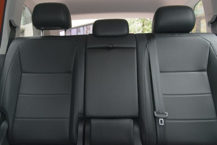 2018 Volkswagen Tiguan interior black rear seats