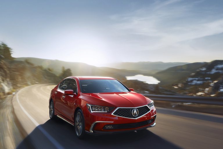 2018 acura rlx sport sedan driving