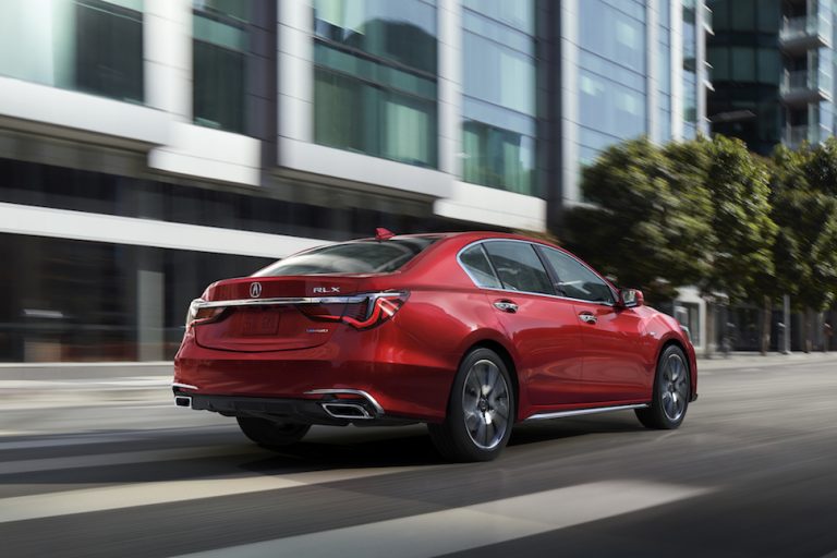 2018 Acura RLX rear driving