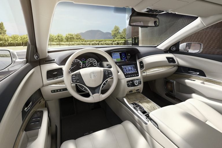 2018 Acura RLX front interior