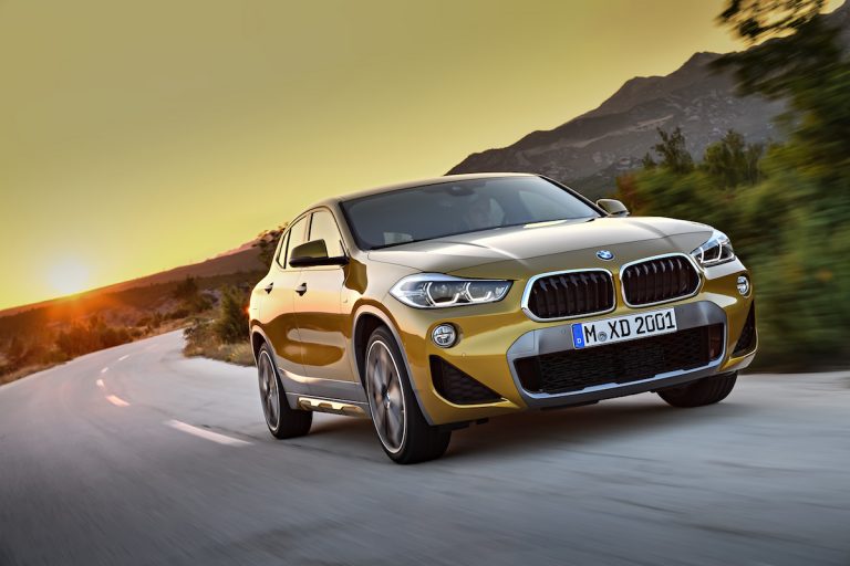 2018 bmw x2 crossover front rolling