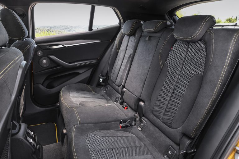 2018 bmw x2 crossover rear seats