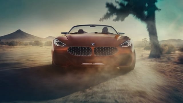 2019 BMW Z4 concept rolling front