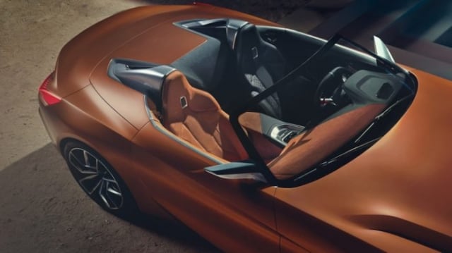 2019 BMW Z4 concept top view interior