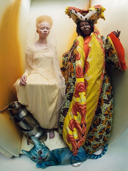 2018 pirelli calendar tim walker-WHOOPI_GOLDBERG_AND_THANDO