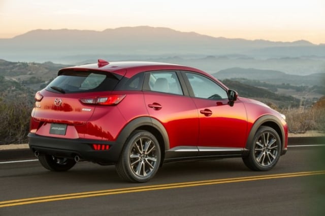 2018 mazda cx-3 review red rear view 2018 mazda cx-3 review red rear view
