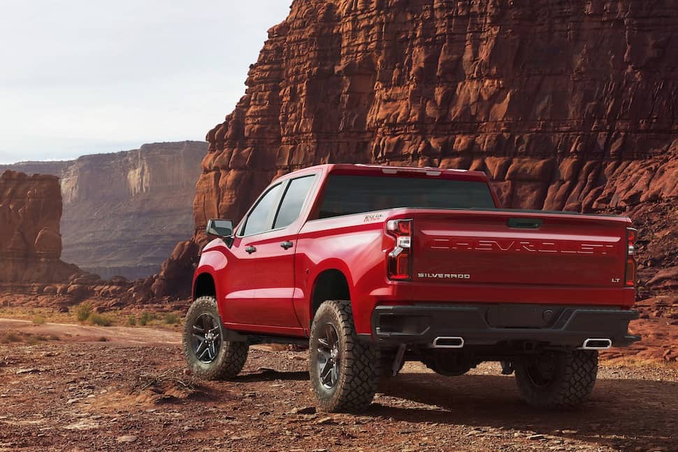 2019 chevy silverado 1500 rear red