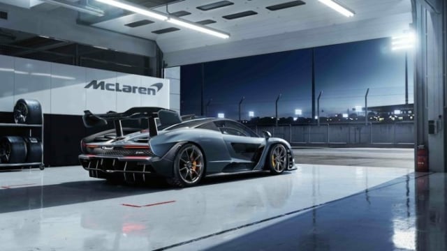 mclaren senna rear profile