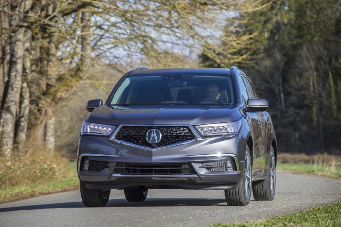 2017 Acura MDX Sport Hybrid front driving